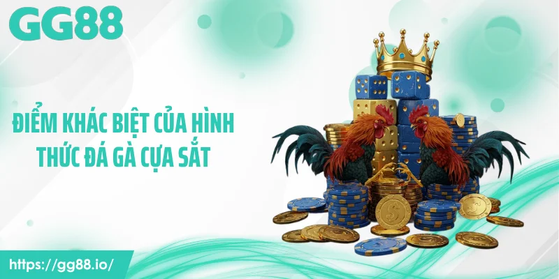 Điểm khác biệt của hình thức đá gà cựa sắt